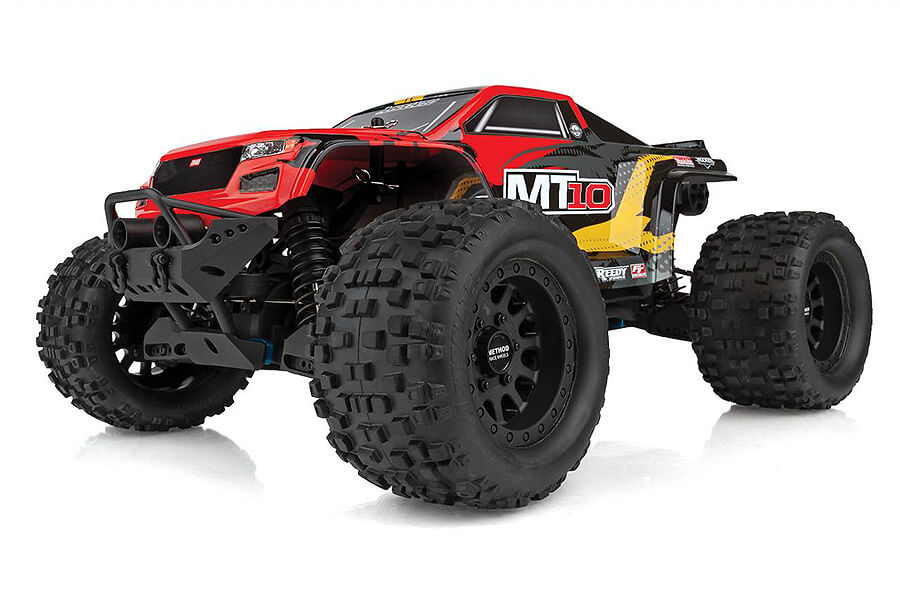 Team Associated Rival MT10 V2 Red Brushless Truck RTR (AS20518)