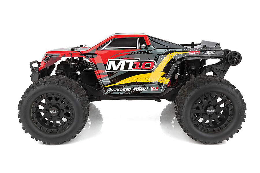Team Associated Rival MT10 V2 Red Brushless Truck RTR (AS20518)