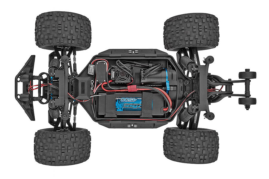 Team Associated Rival MT10 V2 Red Brushless Truck RTR (AS20518)