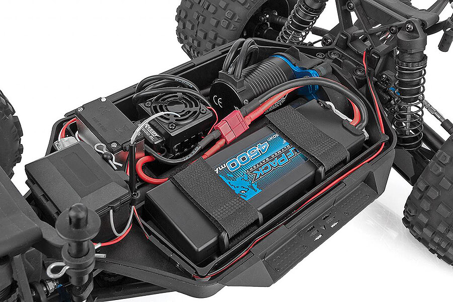 Team Associated Rival MT10 V2 Red Brushless Truck RTR (AS20518)