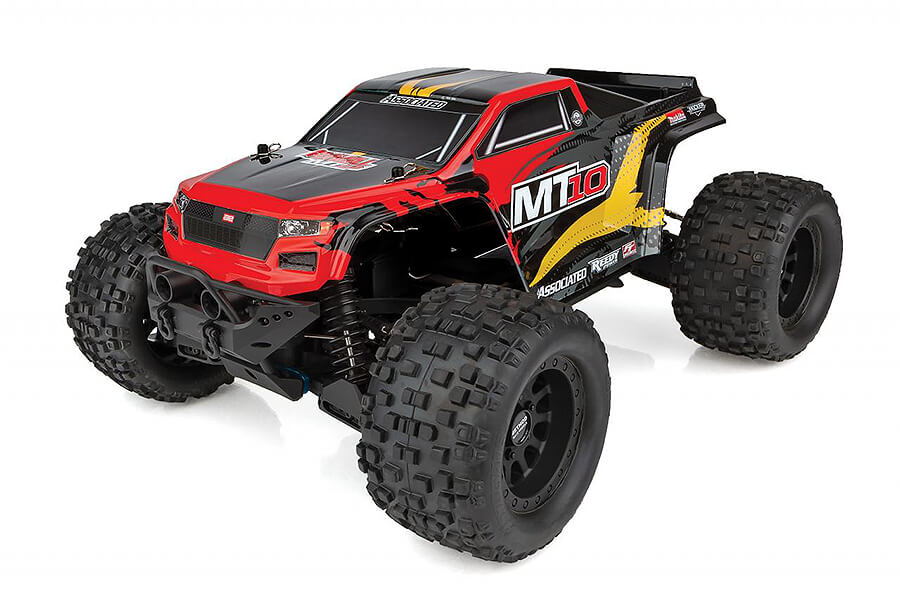 Team Associated Rival MT10 V2 Red Brushless Truck RTR (AS20518)