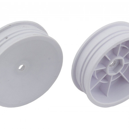Team Associated Buggy Wheel 2wd Slim Front 2.2 12mm Hex White (AS91757)