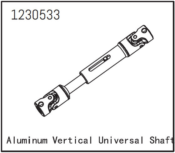 Absima Aluminium Universal Shaft ( AB 1230533)