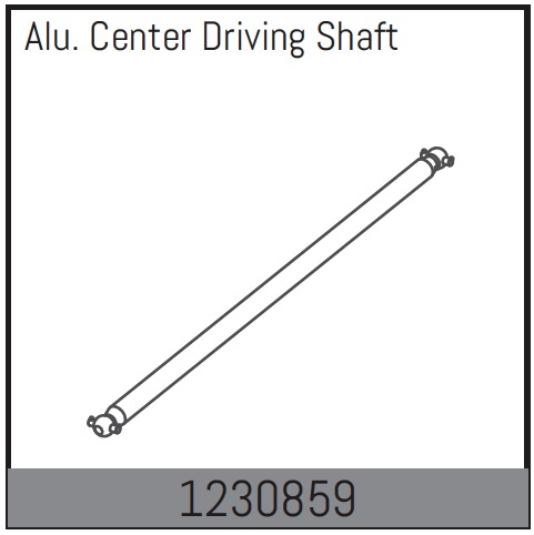 Absima AluMinium Center Driveshaft ( AB 1230859)