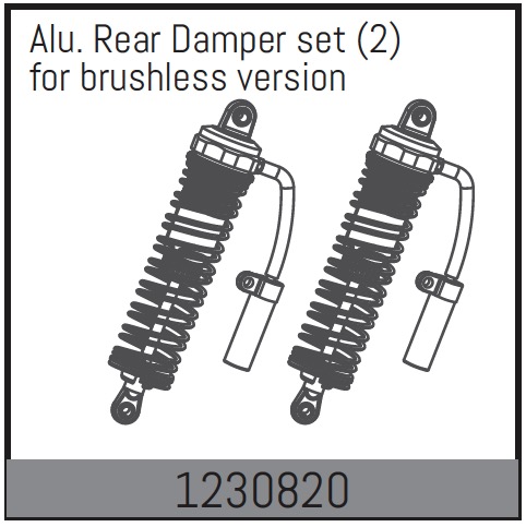 Absima Aluminium Rear Shock Set (2) ( AB 1230820)