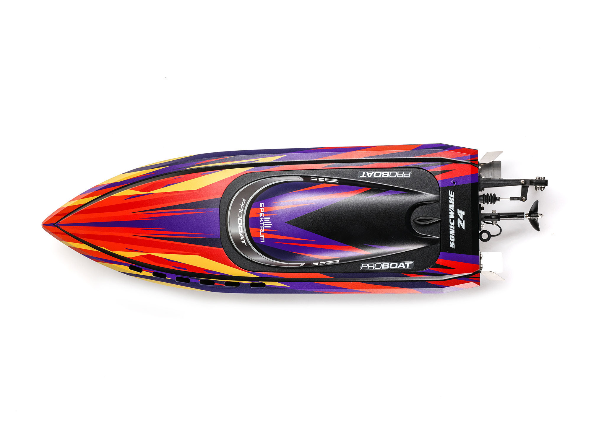 ProBoat Sonicwake 24" Self-Righting Brushless Deep-V RTR, Red (B-PRB-1992T1)