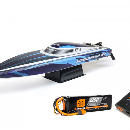 ProBoat Sonicwake 24&quot; Self-Righting Brushless Deep-V RTR, Blue (B-PRB-1992T2)