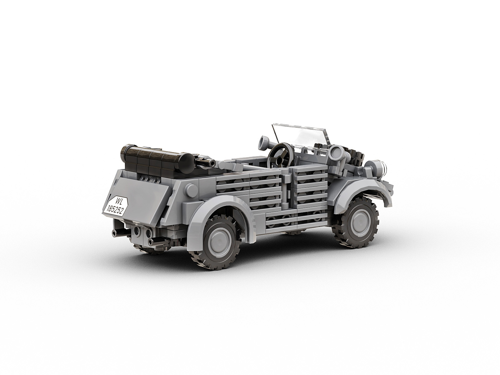 Build Army Kubelwagen Car (B0005)