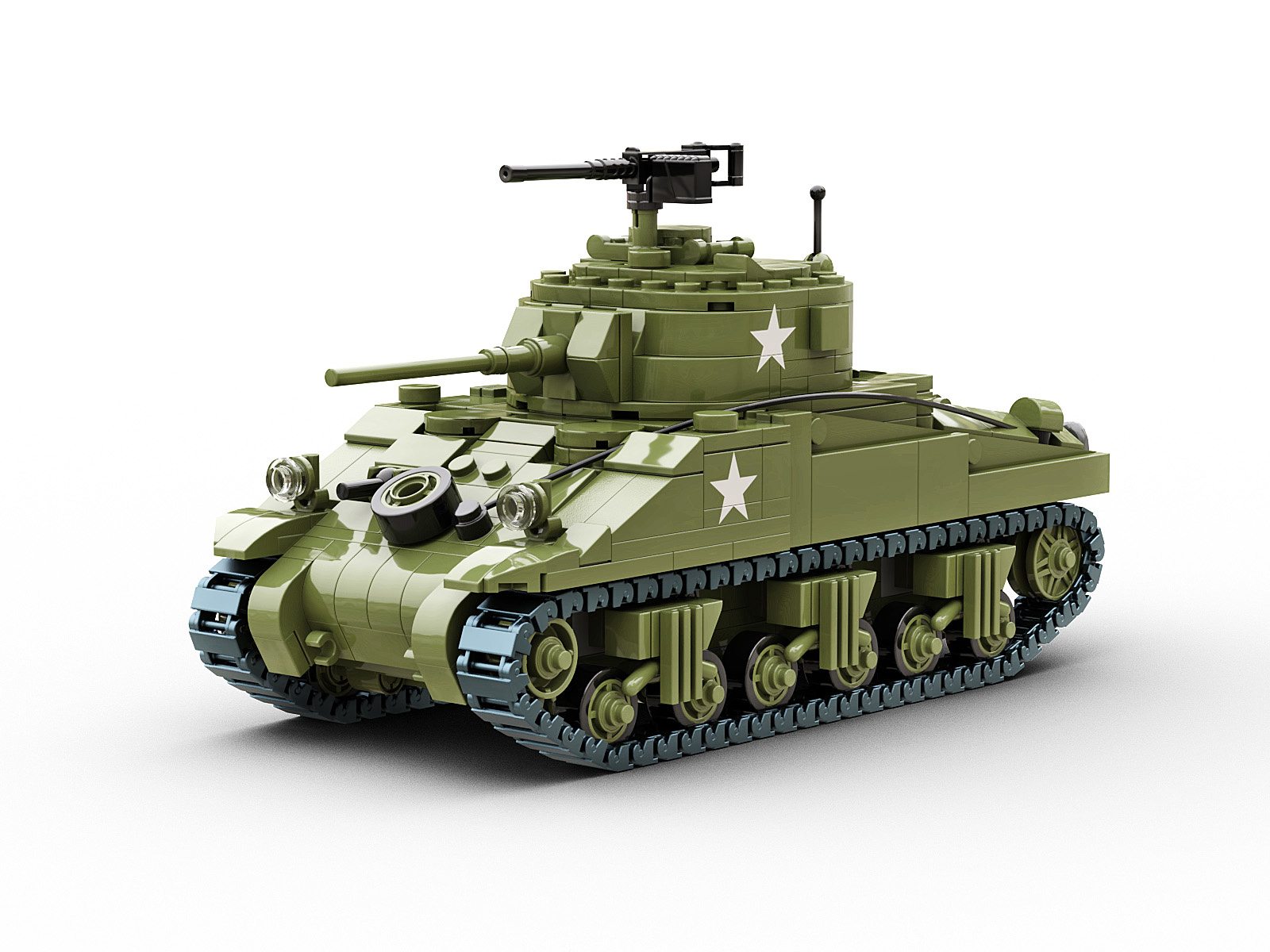 Build Army M4 Sherman (B1001)