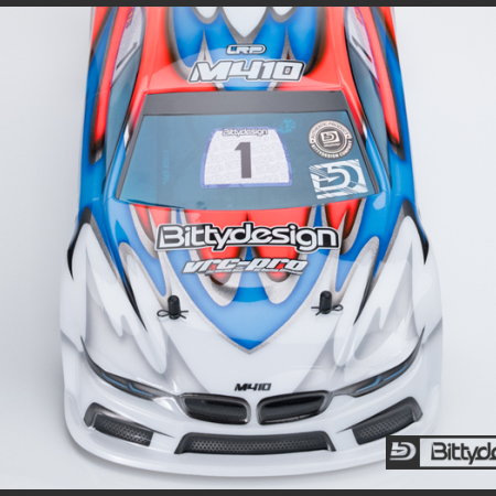 Bittydesign M410 190mm Clear TC bodyshell - Light Bodyshell (BD-TC-190M410)