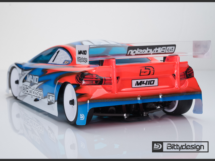Bittydesign M410 190mm Clear TC bodyshell - Light Bodyshell (BD-TC-190M410)