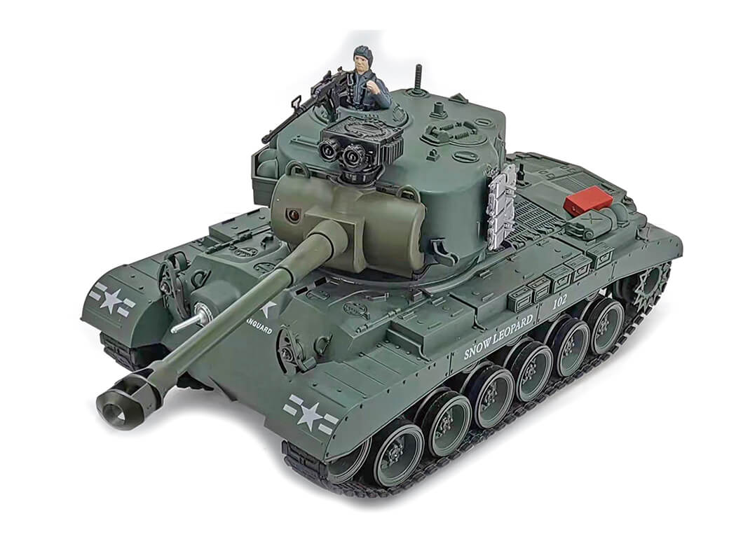 Brother Tank 1:18 RC USA M26 Pershing &#039;Snow Leopard Green&#039; (BT-814)