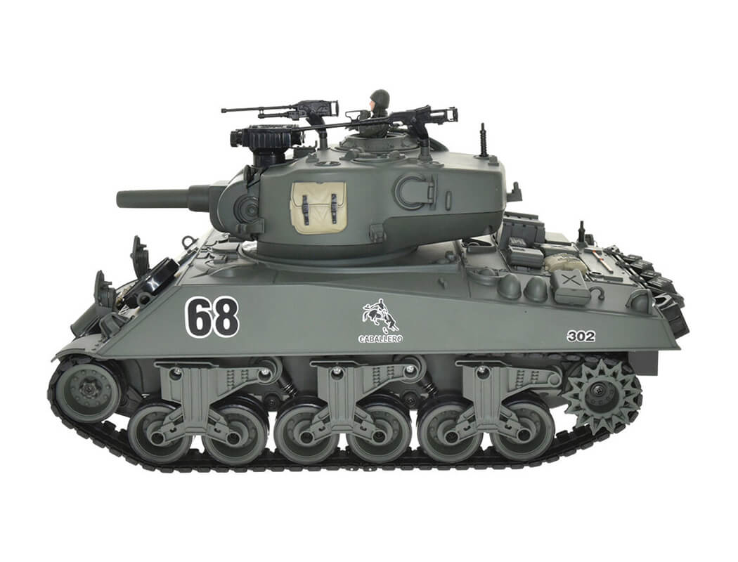 Brother Tank 1:18 RC USA M4A3 Sherman - Green (BT-828)