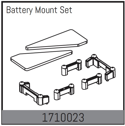 Absima Battery Mount Set ( AB 1710023)
