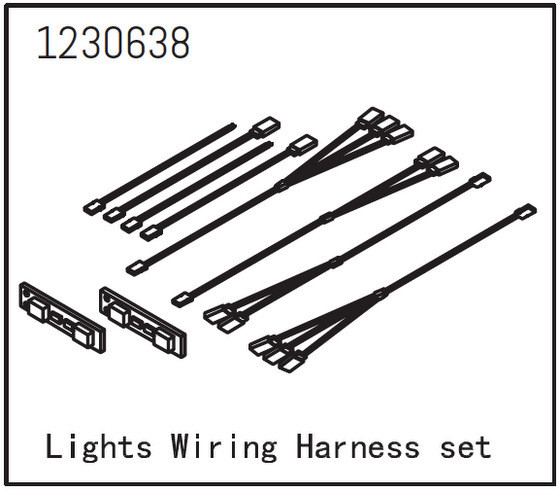 Absima Lights Wiring Harness Set - Sherpa ( AB 1230638)