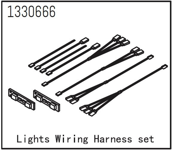 Absima Lights Wiring Harness Set - Yucatan ( AB 1330666)