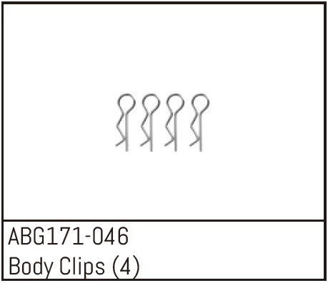 Absima Body Clips (4) ( AB G171-046)
