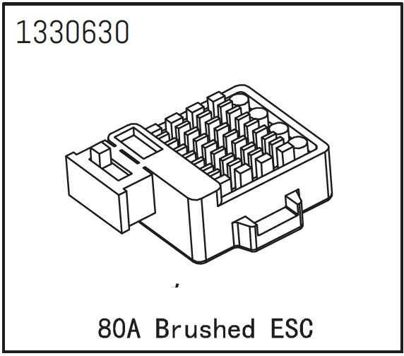 Absima 80A Brushed ESC ( AB 1330630)