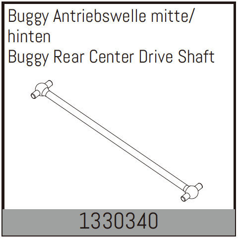Absima Buggy Rear Center Drive Shaft  ( AB 1330340)