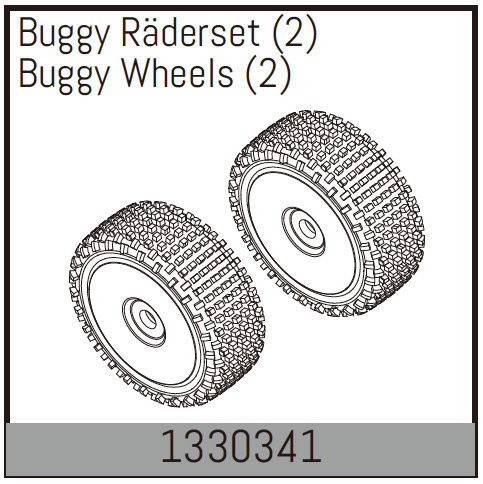 Absima Buggy Wheels (2) ( AB 1330341)