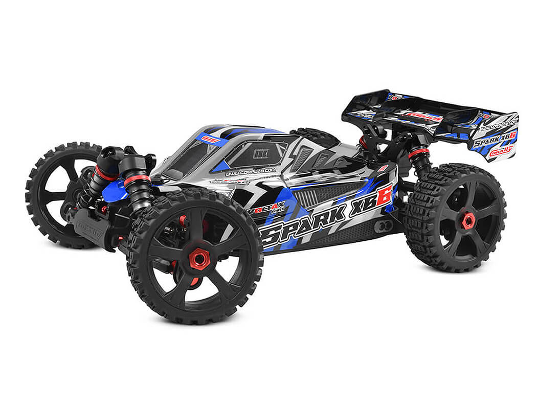 Corally Spark XB6 Brushless Basher Buggy Roller - Blue (C-00485-B)