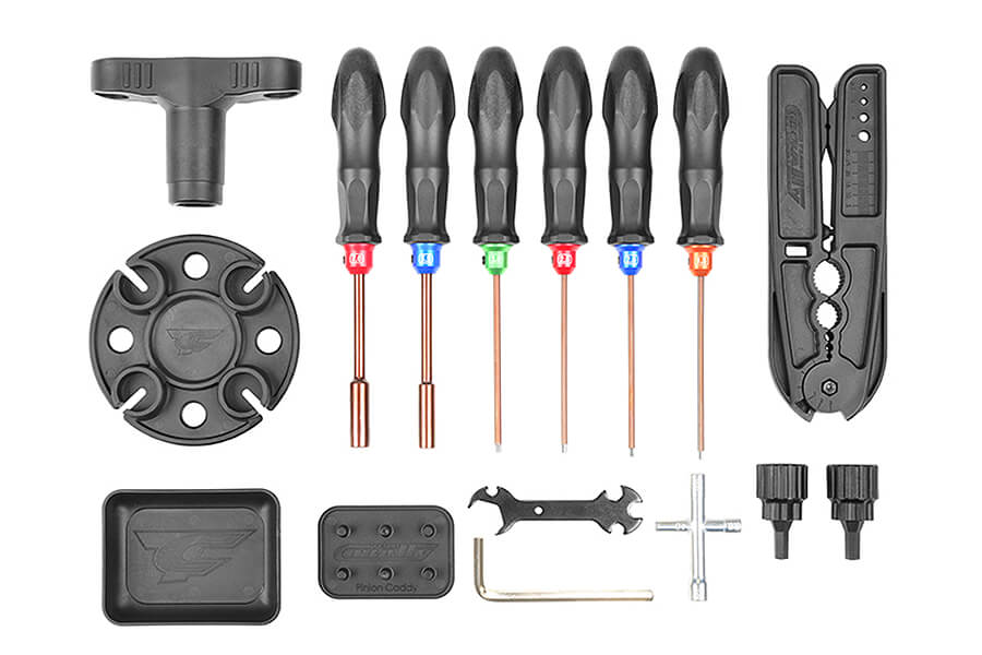 Corally 16PC Car Tool Set Includes Bag (C-16250)