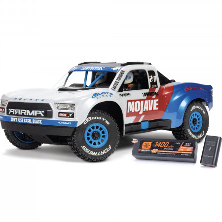 Arrma 1/16 MOJAVE GROM 223S BLX 4X4 DT with Batt/Charger White (C-ARA2304ST2)