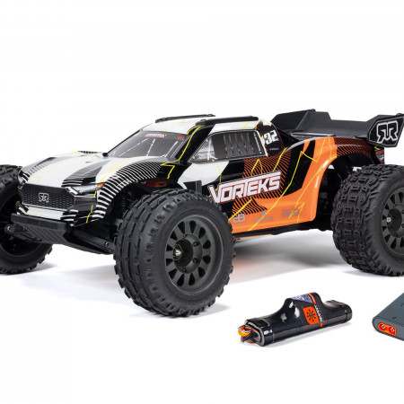 Arrma 1/10 VORTEKS MEGA 550 4X2 ST with Battery &amp; Charger Orange (C-ARA3205ST1)