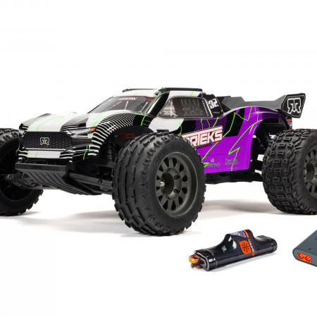 Arrma 1/10 VORTEKS MEGA 550 4X2 ST with Battery &amp; Charger Purple (C-ARA3205ST2)