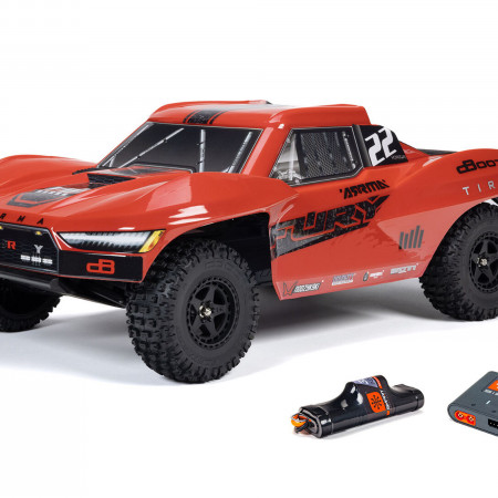 Arrma 1/10 FURY MEGA 550 4X2 SCT with Battery &amp; Charger Red (C-ARA3221ST1)