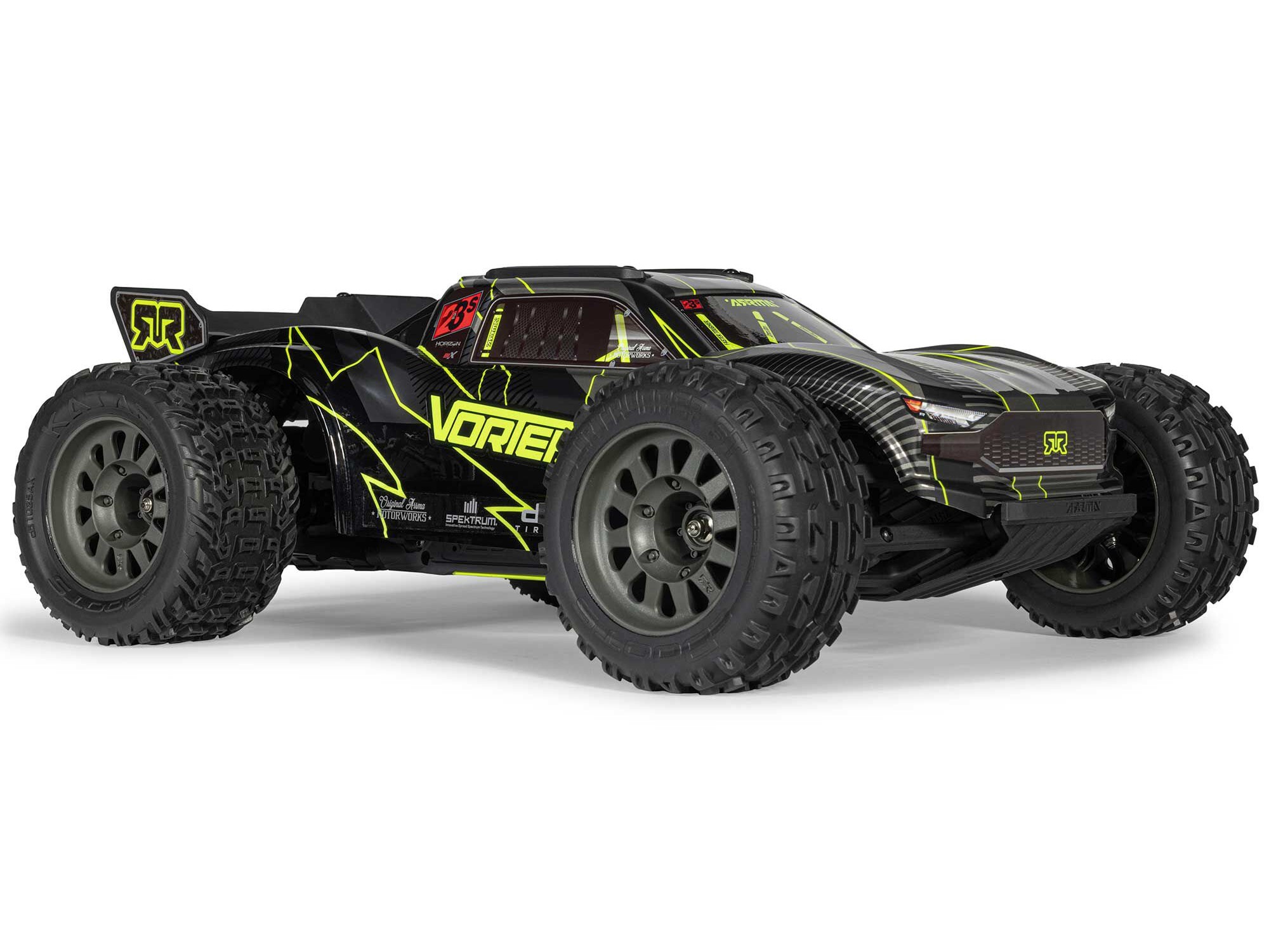 Arrma 1/10 VORTEKS 223S DSC 2WD RTR Brushless Stadium Truck, Yellow (C-ARA3505T1)
