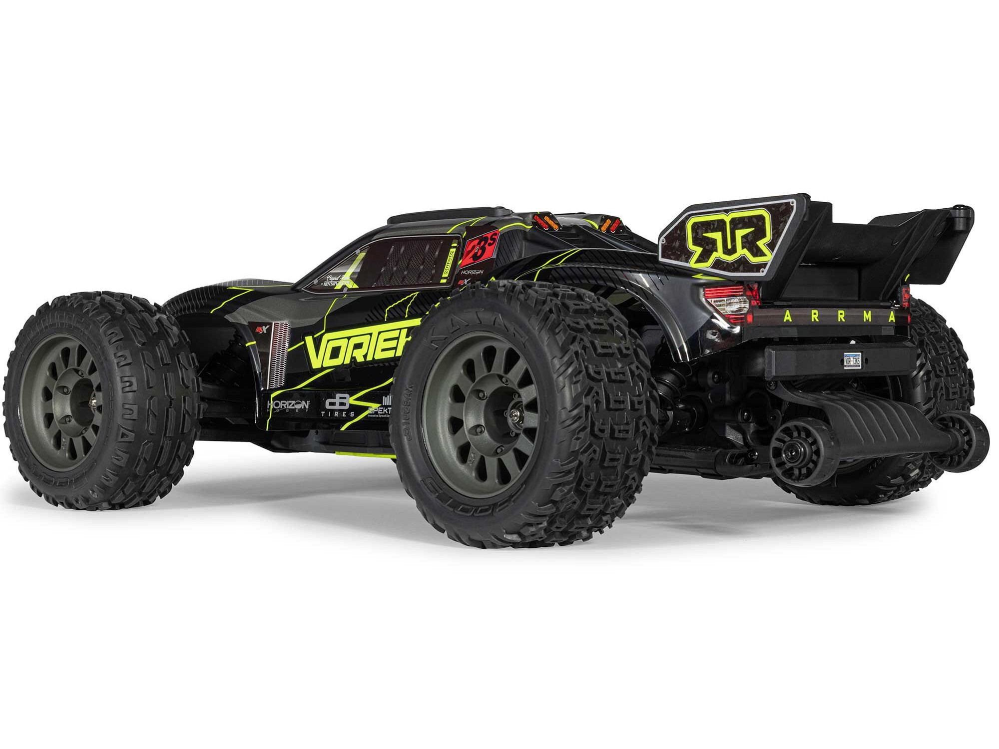 Arrma 1/10 VORTEKS 223S DSC 2WD RTR Brushless Stadium Truck, Yellow (C-ARA3505T1)