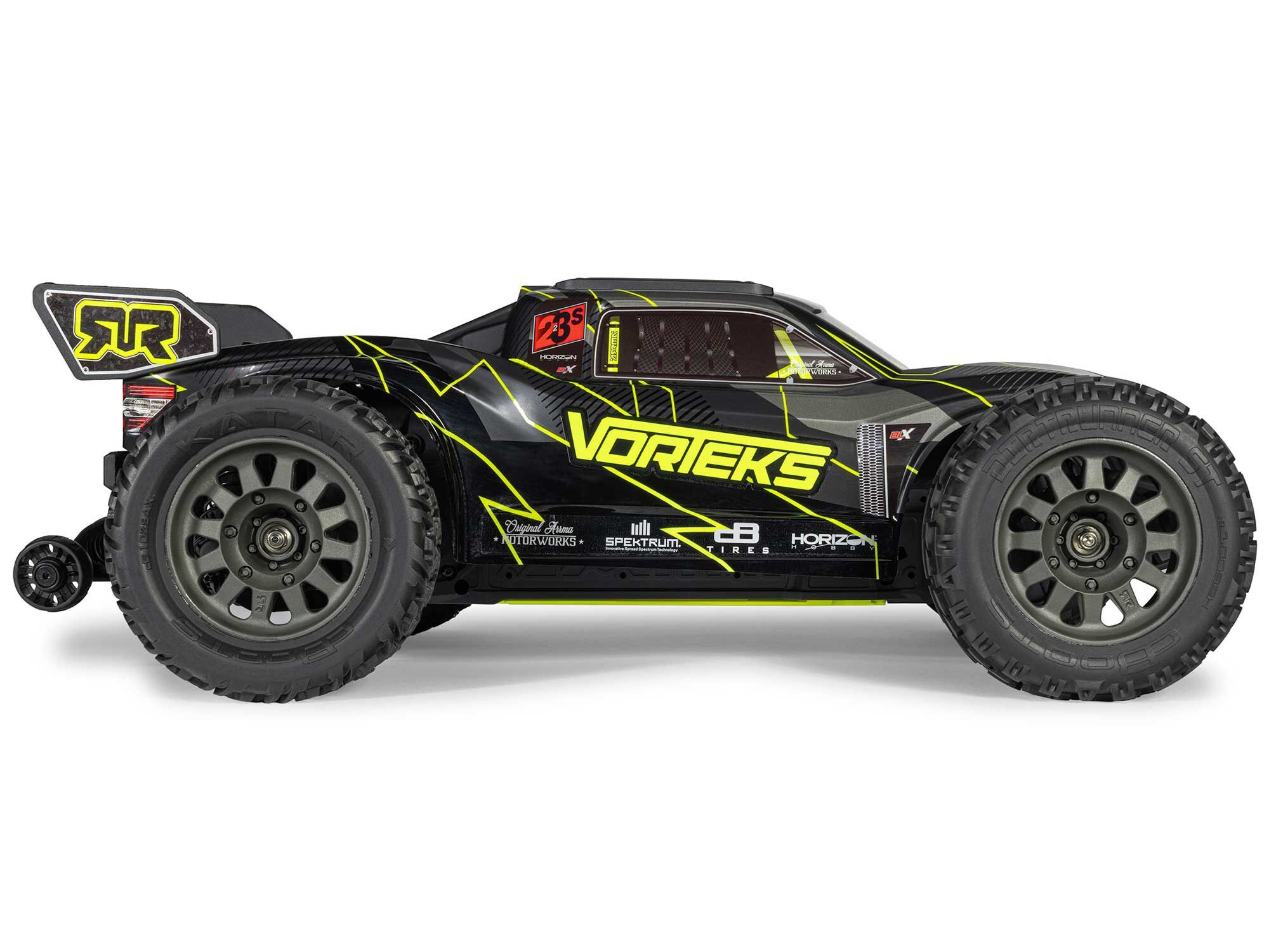 Arrma 1/10 VORTEKS 223S DSC 2WD RTR Brushless Stadium Truck, Yellow (C-ARA3505T1)
