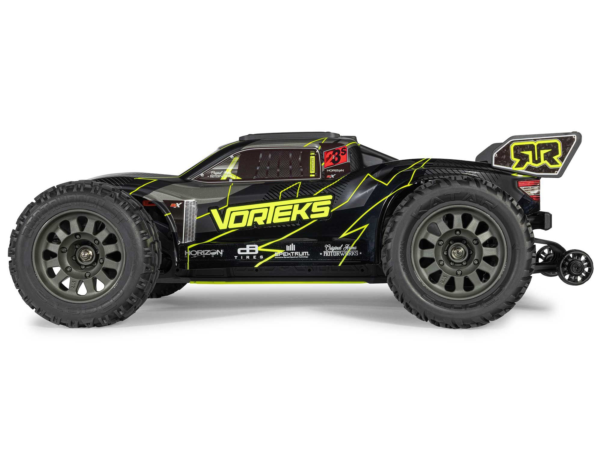 Arrma 1/10 VORTEKS 223S DSC 2WD RTR Brushless Stadium Truck, Yellow (C-ARA3505T1)