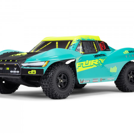 Arrma 1/10 FURY 223S BLX 4X2 SCT RTR with DSC Green (C-ARA3521T2)