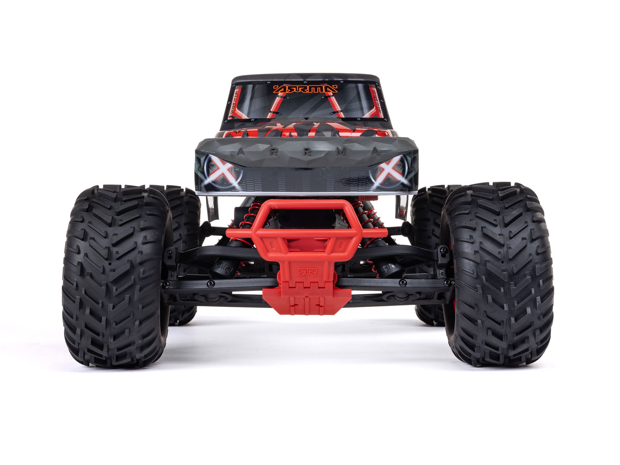 Arrma 1/10 QUAKE 223S DSC 2WD RTR Brushless Monster Truck, Red (C-ARA3537T1)