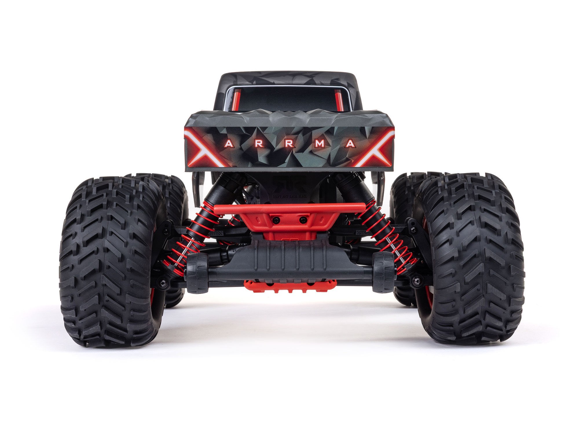 Arrma 1/10 QUAKE 223S DSC 2WD RTR Brushless Monster Truck, Red (C-ARA3537T1)
