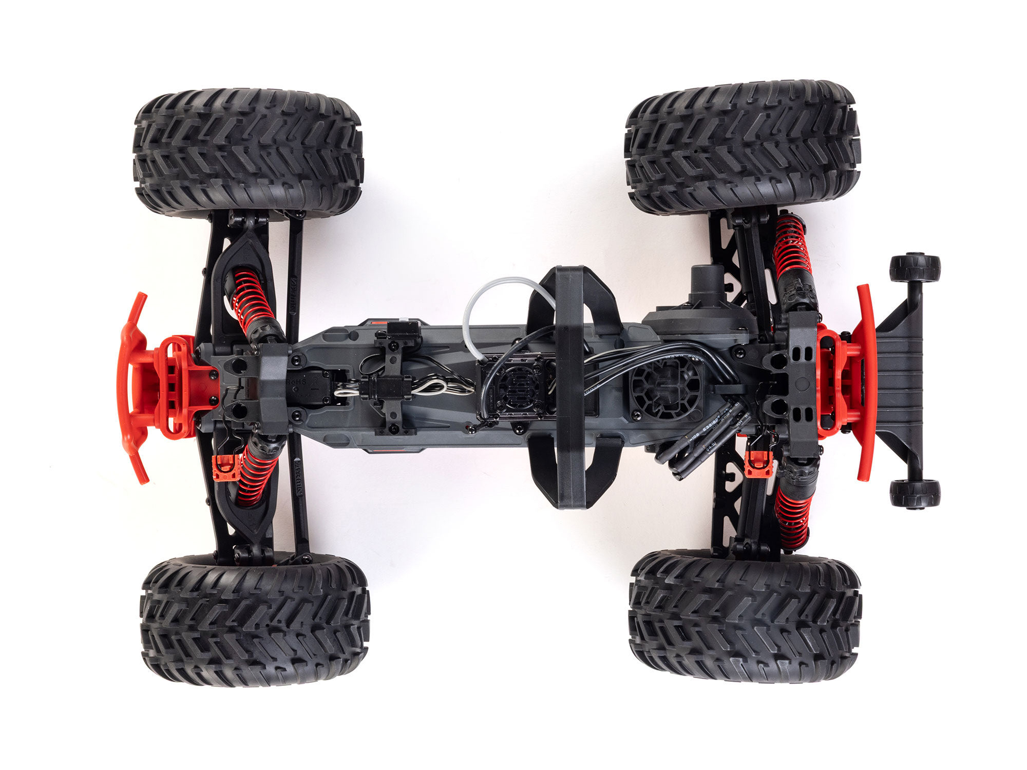 Arrma 1/10 QUAKE 223S DSC 2WD RTR Brushless Monster Truck, Red (C-ARA3537T1)