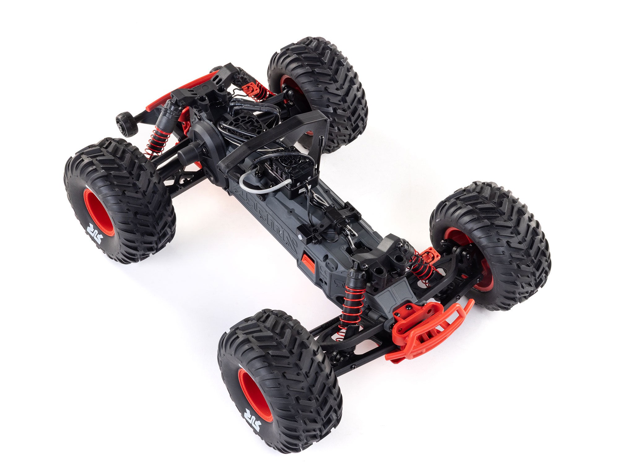 Arrma 1/10 QUAKE 223S DSC 2WD RTR Brushless Monster Truck, Red (C-ARA3537T1)