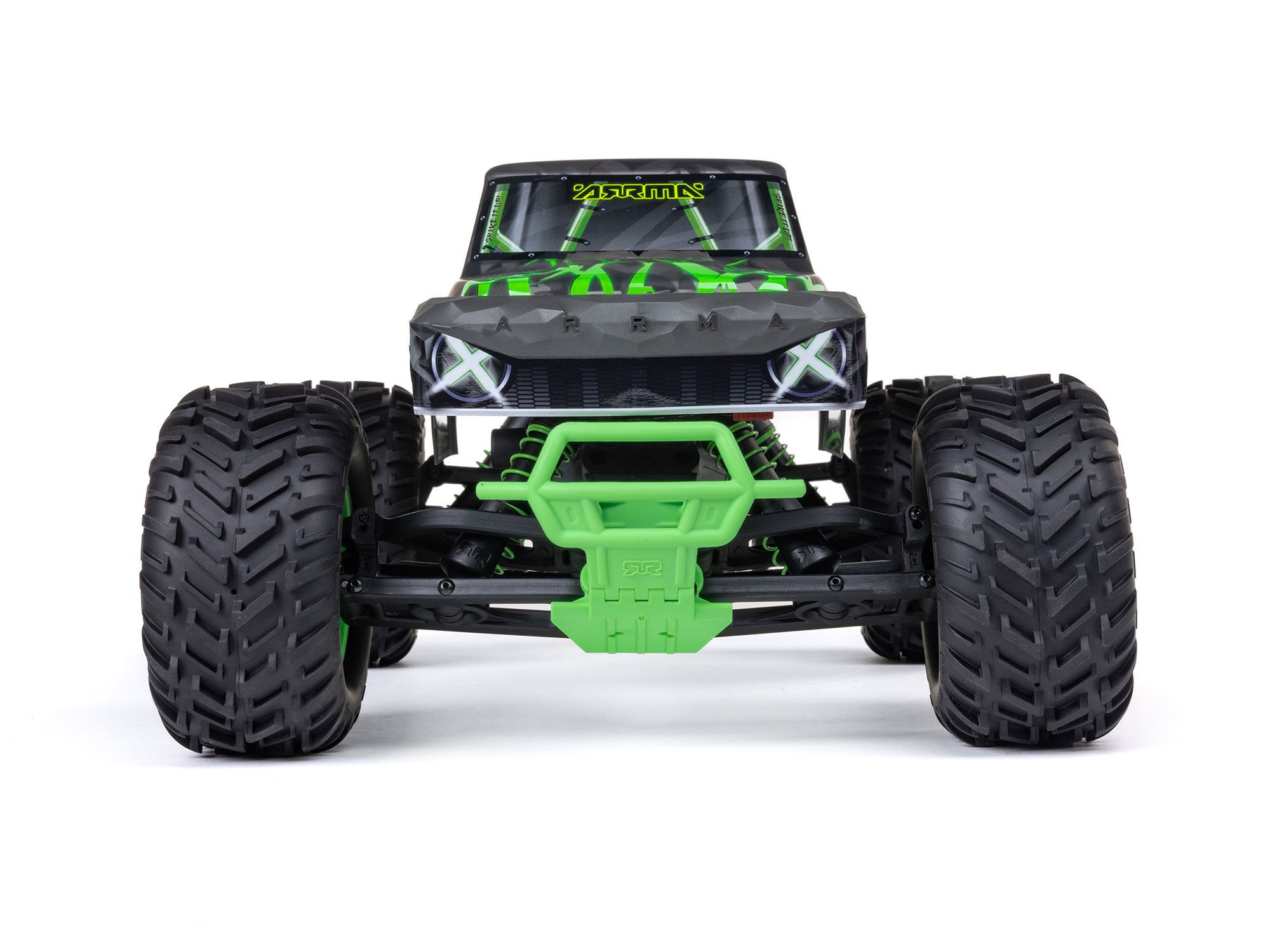 Arrma 1/10 QUAKE 223S DSC 2WD RTR Brushless Monster Truck, Green (C-ARA3537T2)