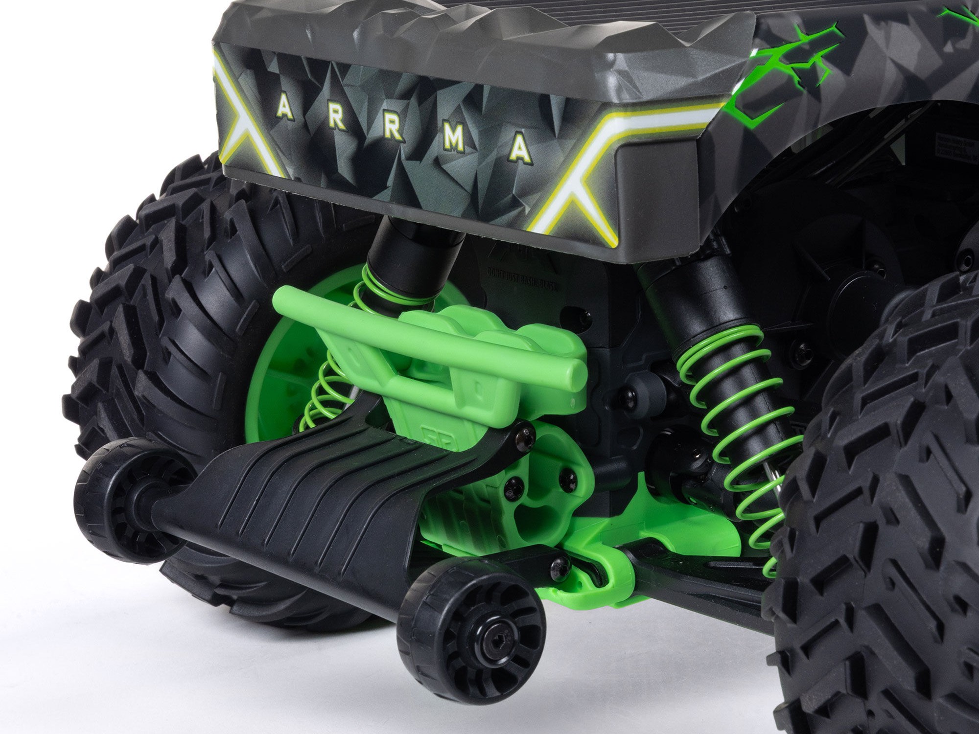 Arrma 1/10 QUAKE 223S DSC 2WD RTR Brushless Monster Truck, Green (C-ARA3537T2)