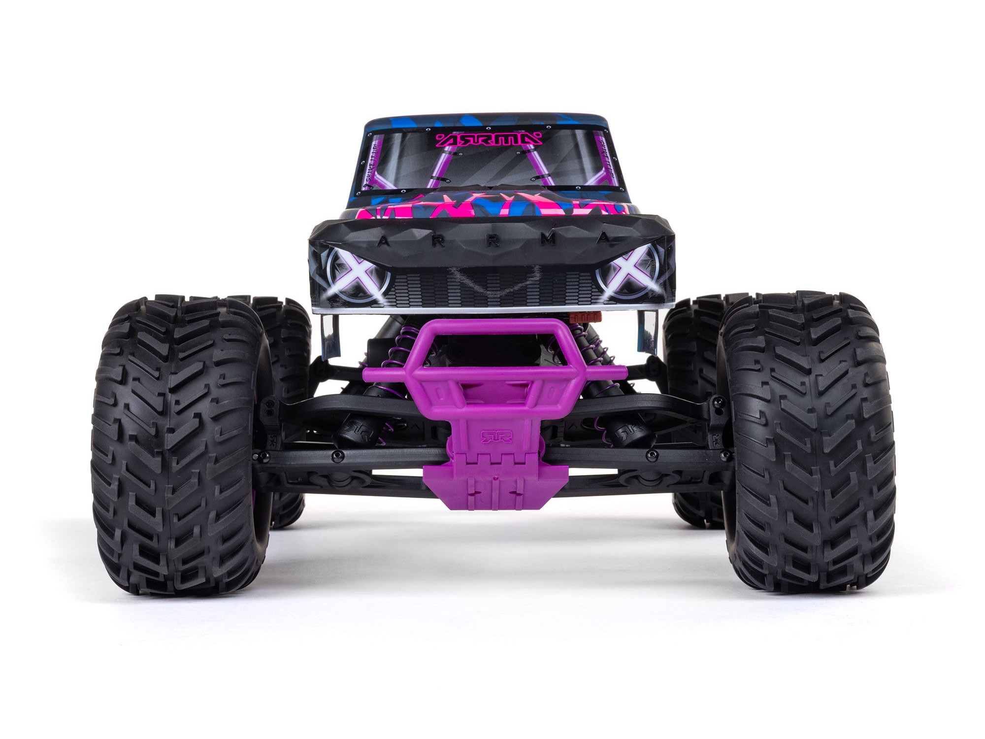 Arrma 1/10 QUAKE 223S DSC 2WD RTR Brushless Monster Truck, Purple (C-ARA3537T3)