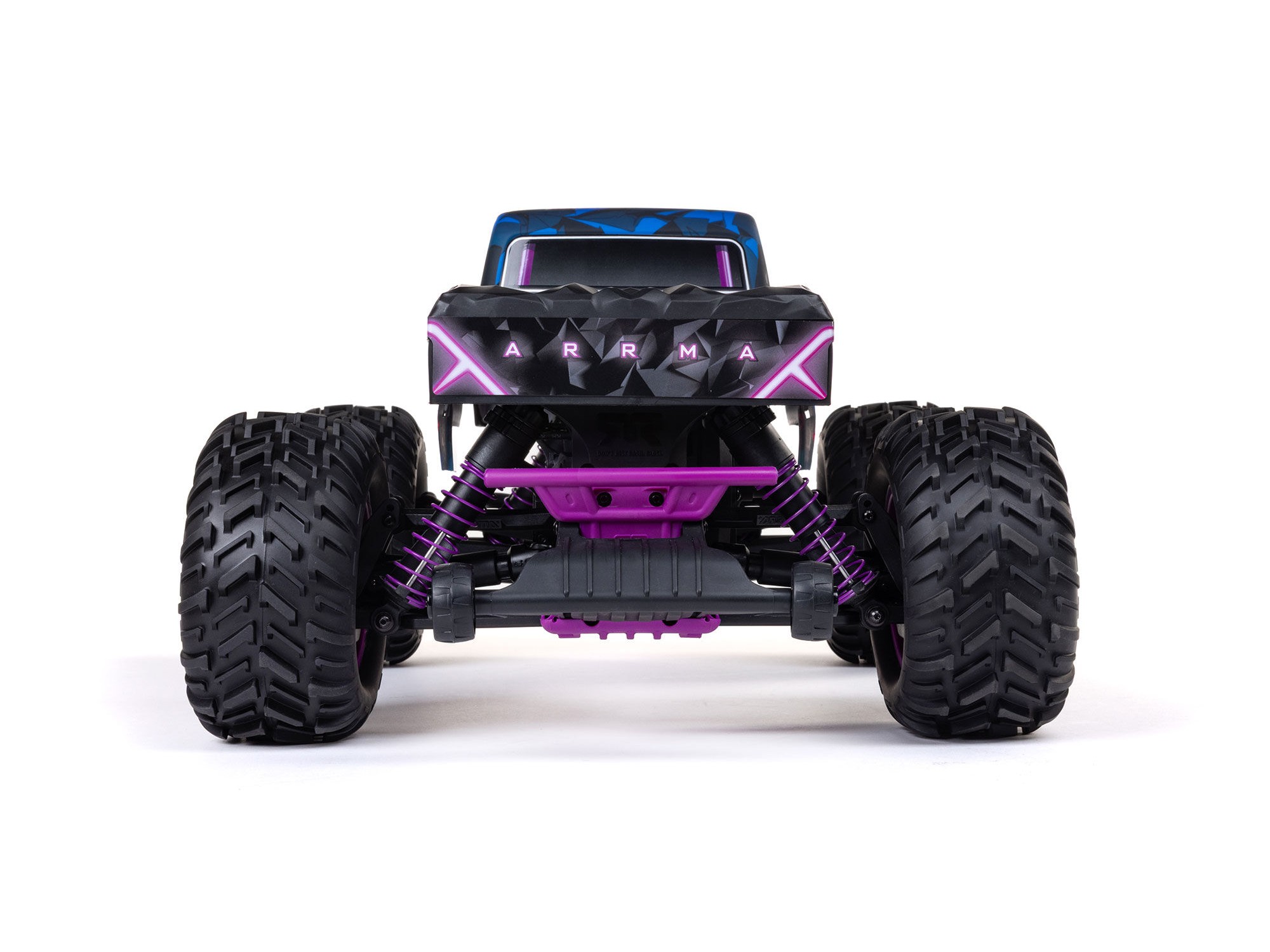 Arrma 1/10 QUAKE 223S DSC 2WD RTR Brushless Monster Truck, Purple (C-ARA3537T3)