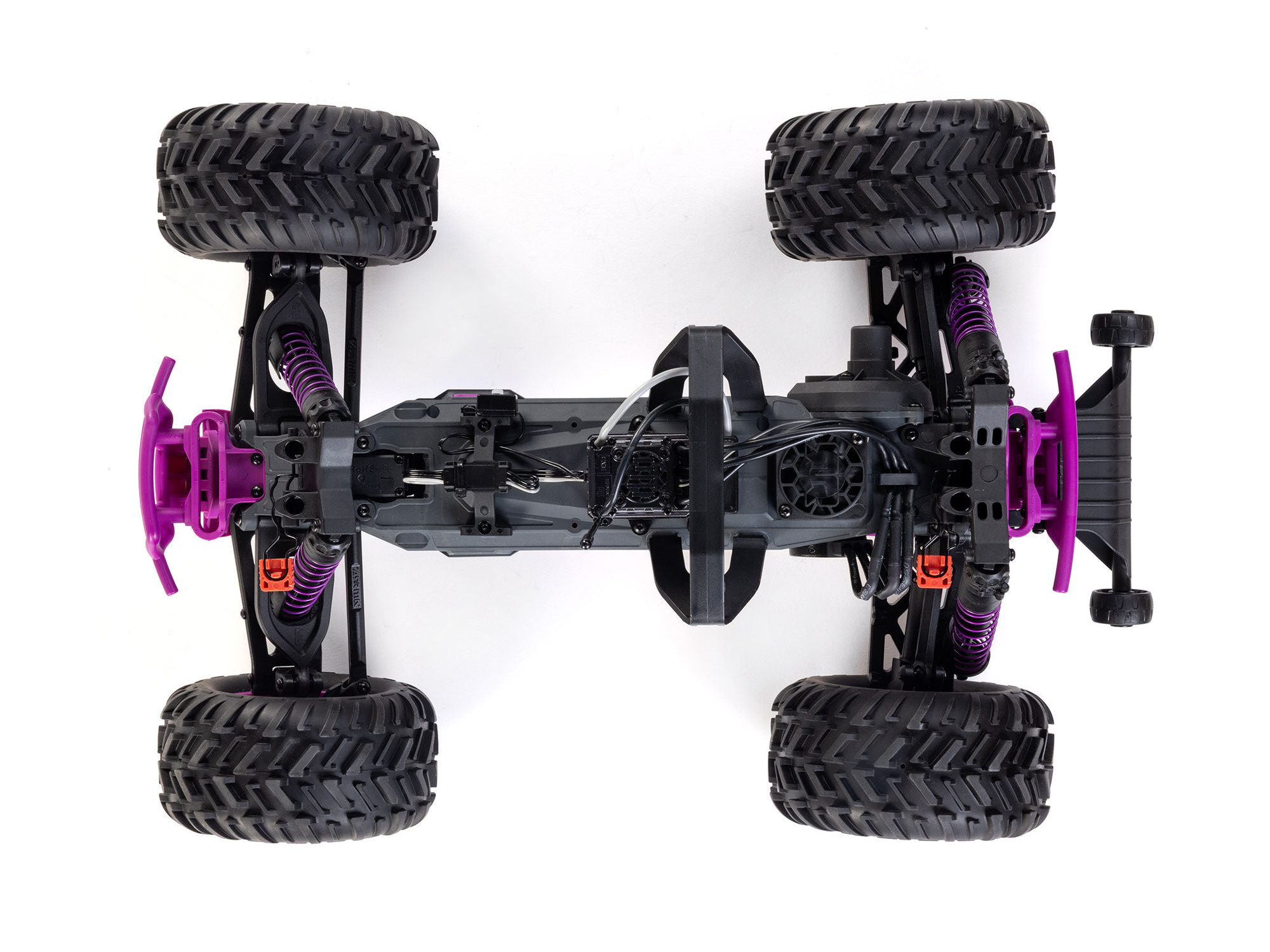 Arrma 1/10 QUAKE 223S DSC 2WD RTR Brushless Monster Truck, Purple (C-ARA3537T3)