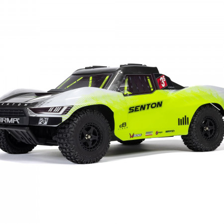 Arrma 1/10 SENTON 223S BLX 4X4 SCT RTR with DSC Yellow/Gunmetal (C-ARA4303V4T1)