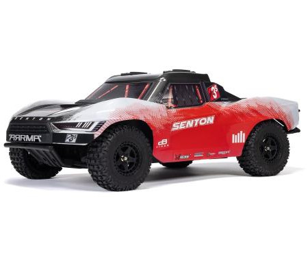 Arrma 1/10 SENTON 223S BLX 4X4 SCT RTR with DSC Red/Gunmetal (C-ARA4303V4T2)