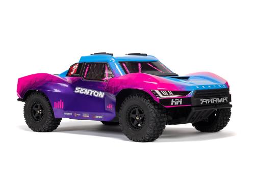 Arrma 1/10 SENTON 223S BLX 4X4 SCT RTR with DSC Blue/Purple (C-ARA4303V4T3)