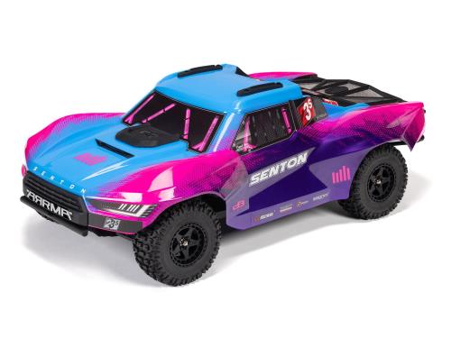 Arrma 1/10 SENTON 223S BLX 4X4 SCT RTR with DSC Blue/Purple (C-ARA4303V4T3)