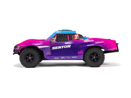 Arrma 1/10 SENTON 223S BLX 4X4 SCT RTR with DSC Blue/Purple (C-ARA4303V4T3)