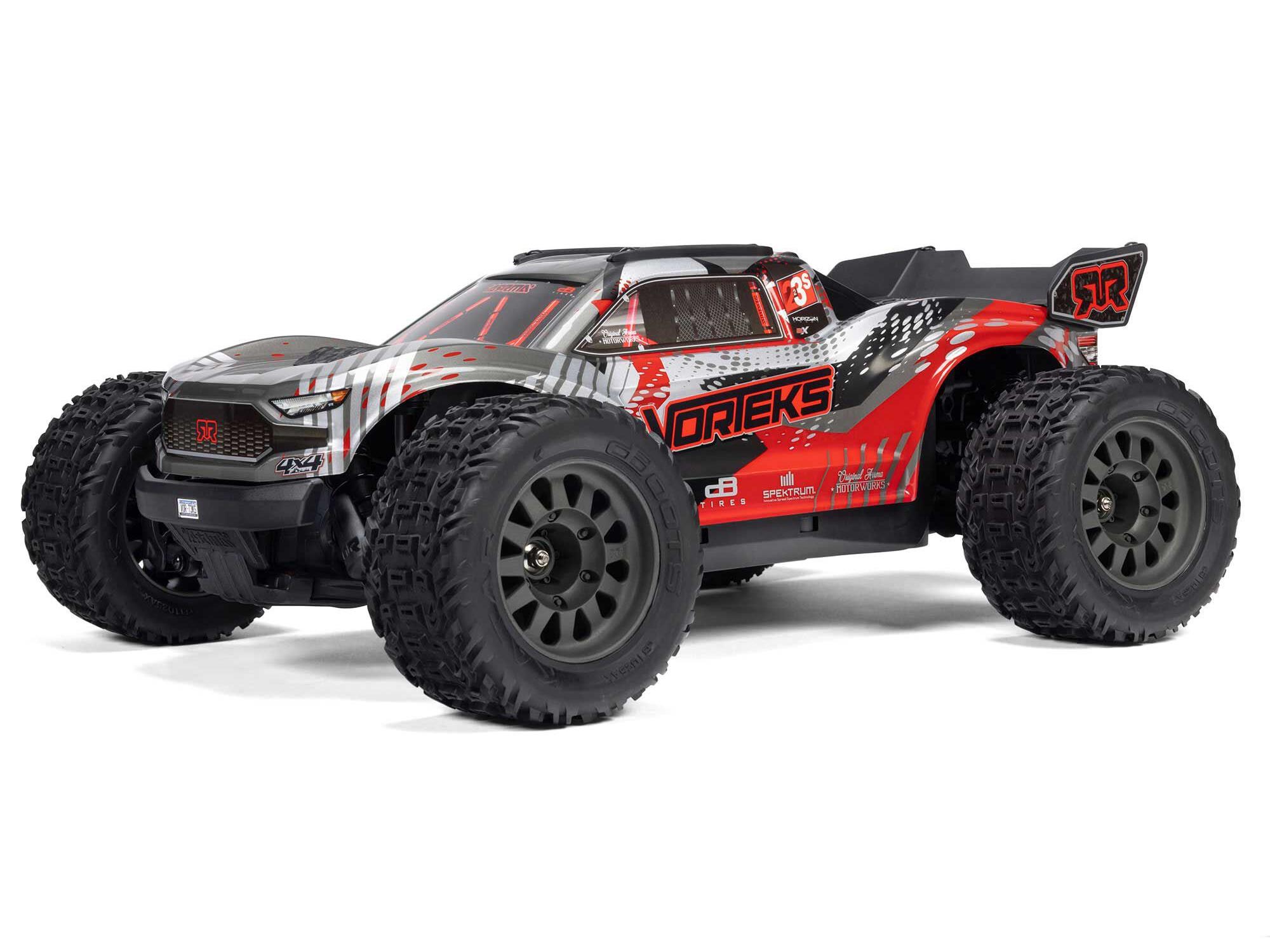 Arrma 1/10 VORTEKS 223S BLX 4X4 Stadium Truck RTR with DSC Red (C-ARA4305V4T1)